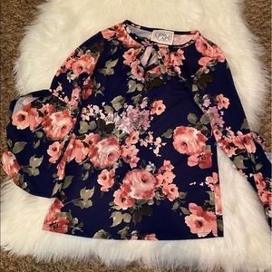 A shirt with flare sleeves